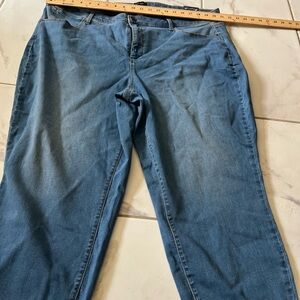 Talbots Blue Relaxed Jeans Medium-Wash Denim